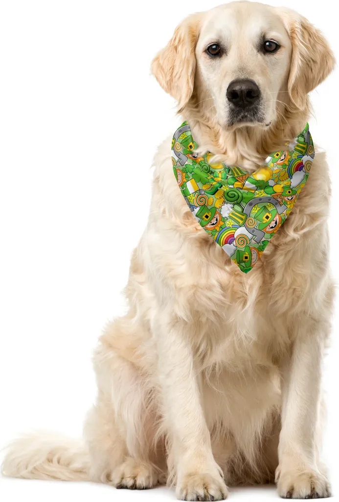 Bandana Cane Lavabile ABAKUHAUS 40x40 cm - San Patrizio Multicolore
