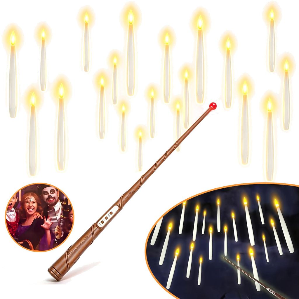 10 Stück Schwebende LED‑Kerzen, Flammenlose Kerzen Mit Produktbild 