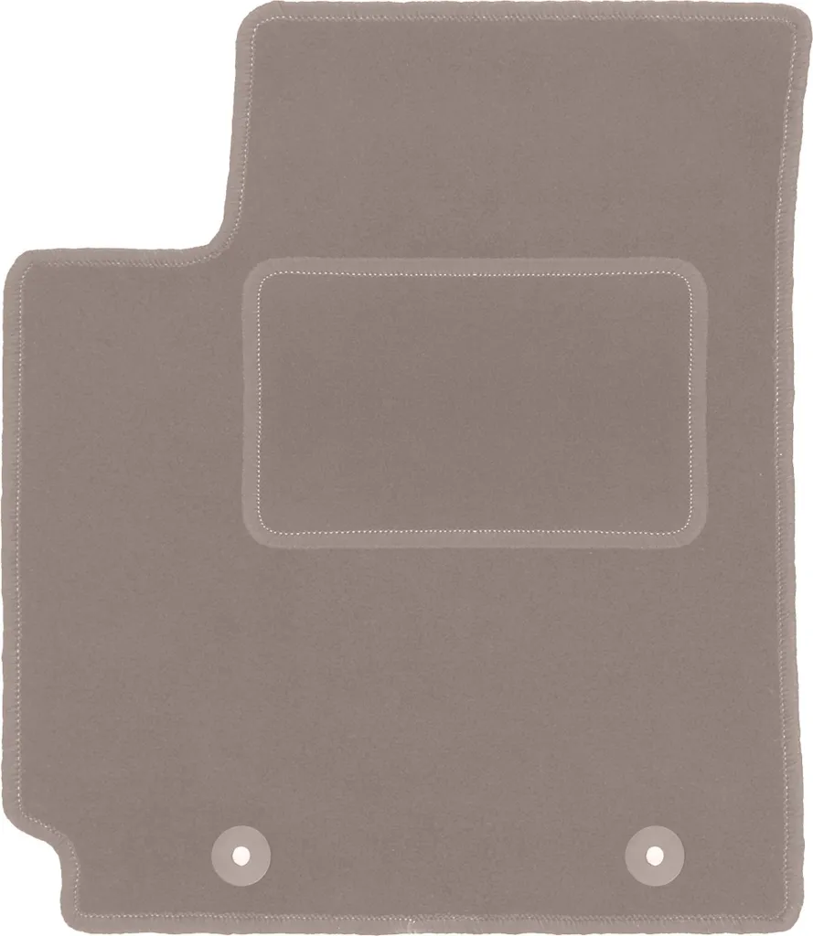 Tappetino Kia Picanto 2011-2017 Beige Velluto con Clip Sicurezza