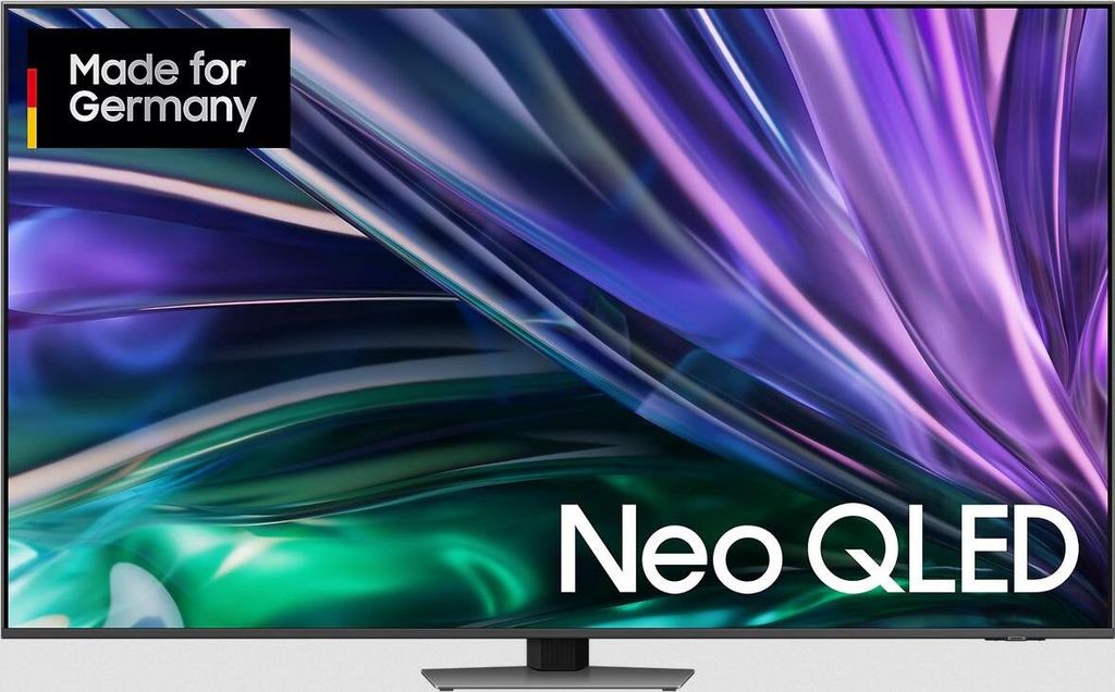 Samsung GQ-65QN85D QLED-Fernseher 163 cm (65 Zoll), silber/carbon, UltraHD/4K, Twin Tuner, Mini LED, 120Hz Panel (GQ65QN85DBTXZG)