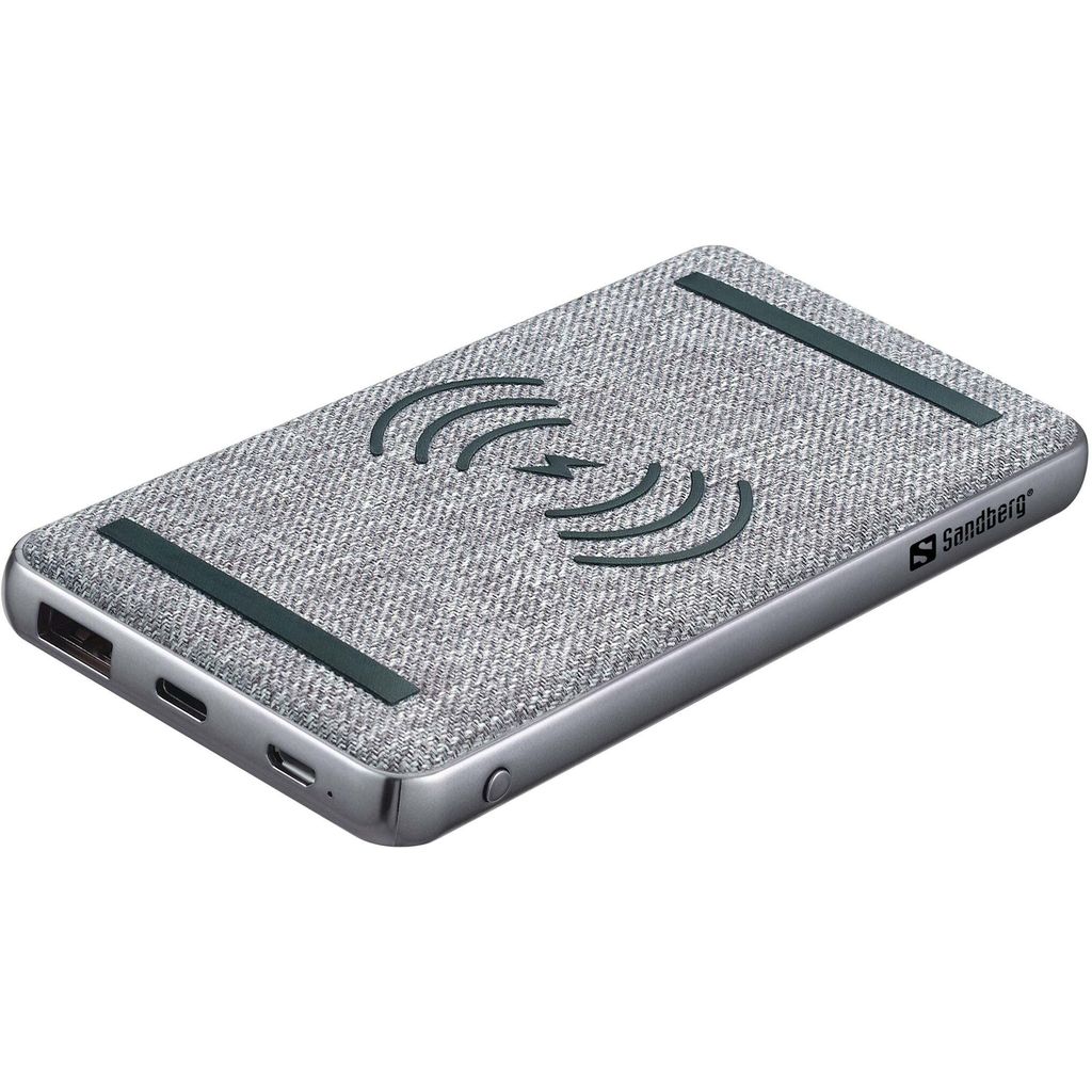 Sandberg 420-61 Draadloze Powerbank, 10000mAh, 20W, QC3.0, Productafbeelding 