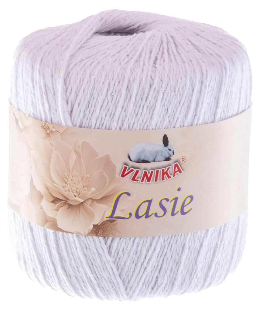 50g Strickgarn Lasie Sommergarn weiss