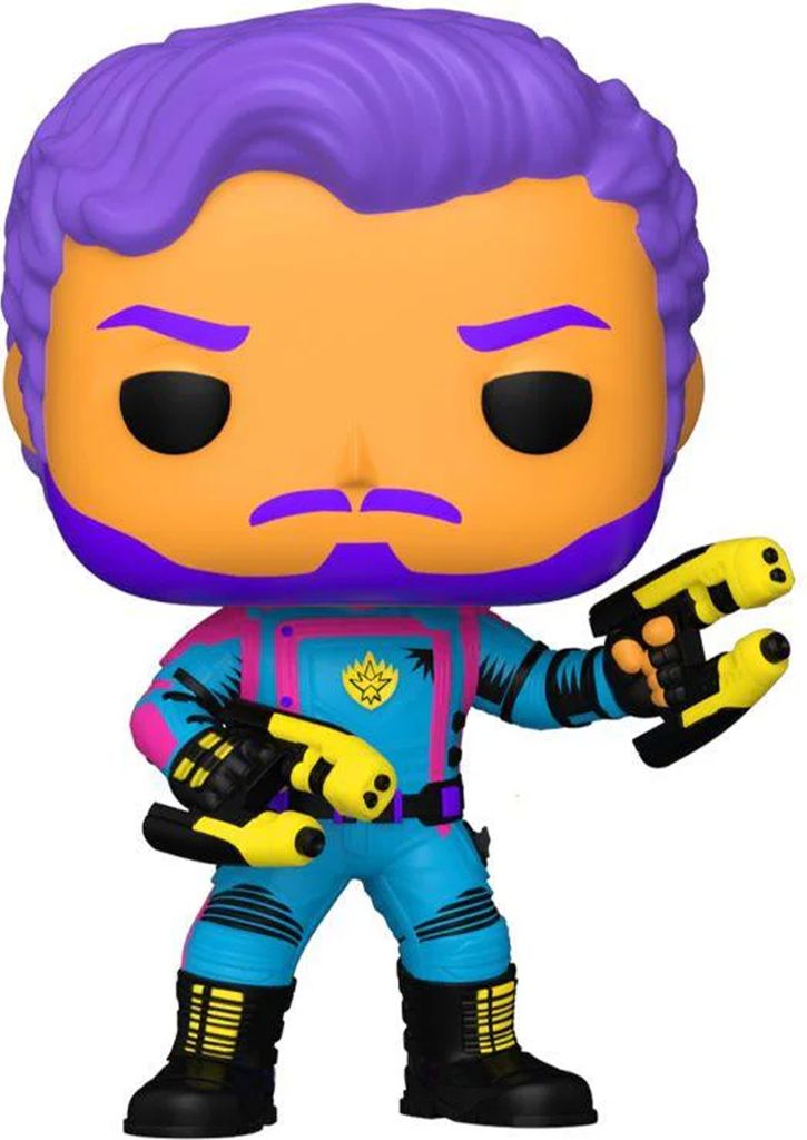 Funko Pop! Marvel Guardians of the Galaxy - Star Lord #1240 (Blacklight) Exclusive