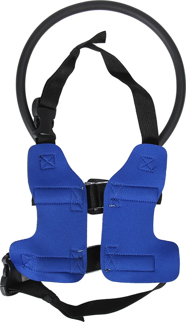 Harnais Chien Aveugle Ajustable avec Anneau de Protection Anti-Choc S