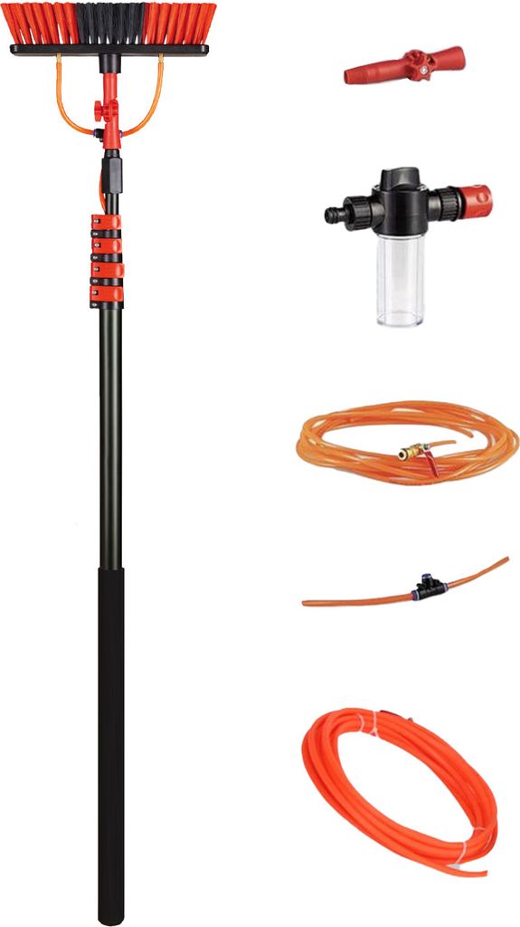 Spazzola Lavaggio Auto Con Impugnatura Ergonomica Per Pulizia Camper - Foto 3