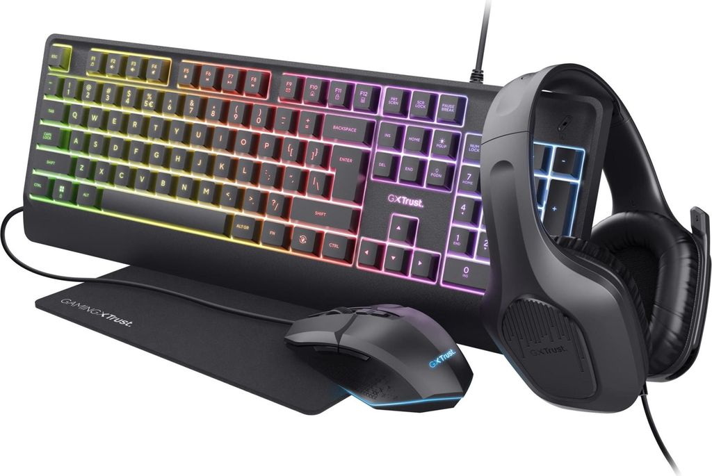 Trust Gxt792 Quadrox 4-In-1 Bundle Cz/Sk Immagine del prodotto 