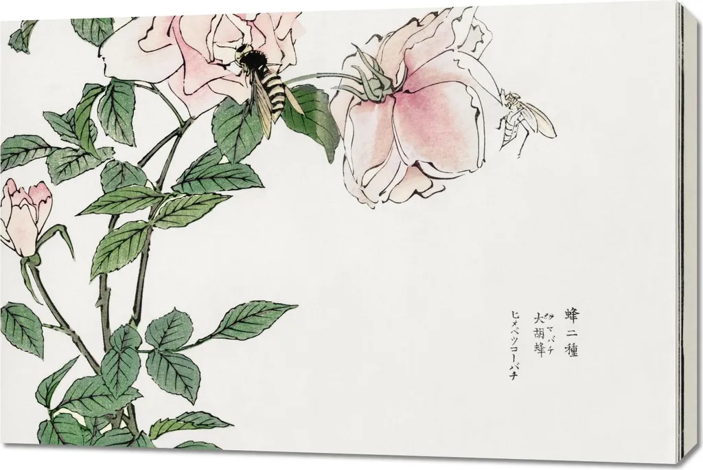 Arredamento Salotto: Quadro Morimoto Toko 90x60 Ape e Fiore Vintage