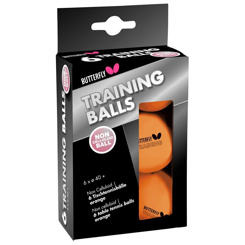 Butterfly Tischtennisbälle - Training weiß | Tischtennis TT Produktbild 