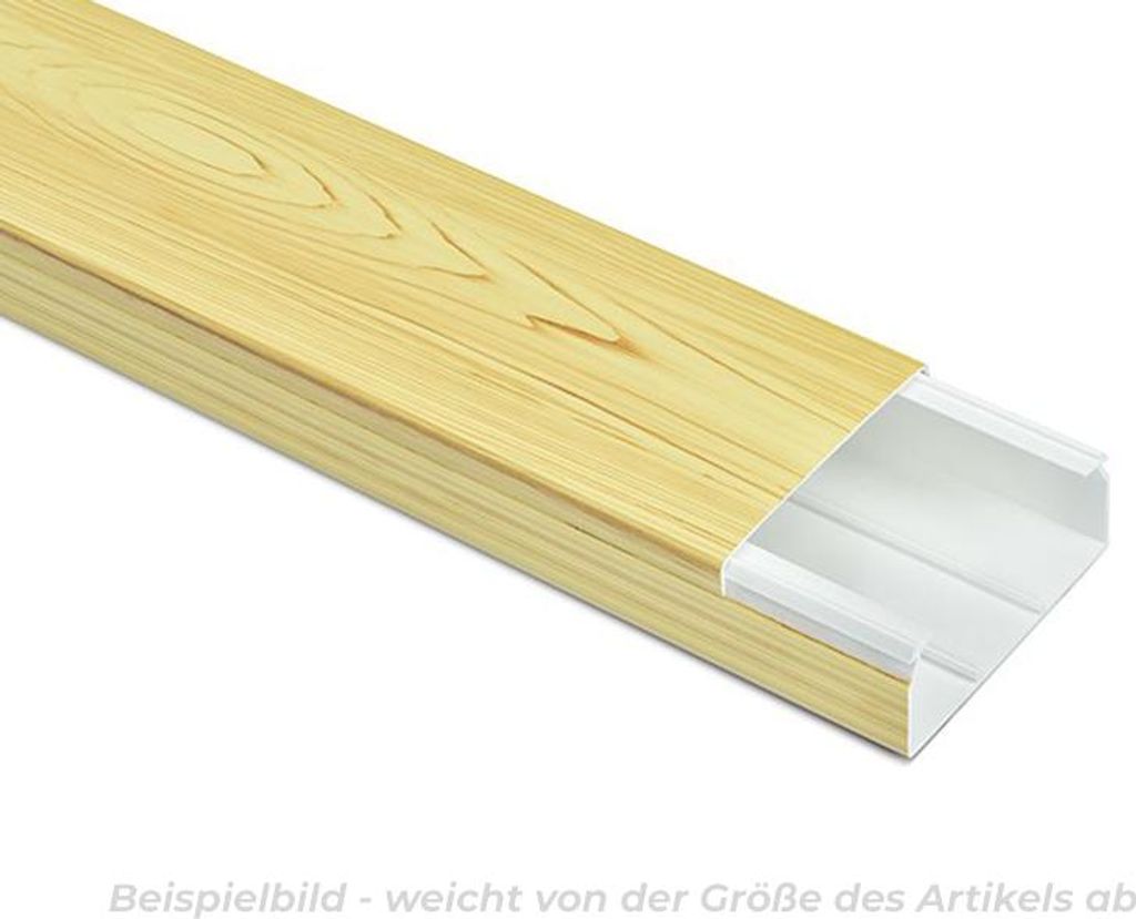 Kabelkanal 40x15 mm Kiefer/Fichte Holzoptik – 1 m – selbstklebend – Kunststoff