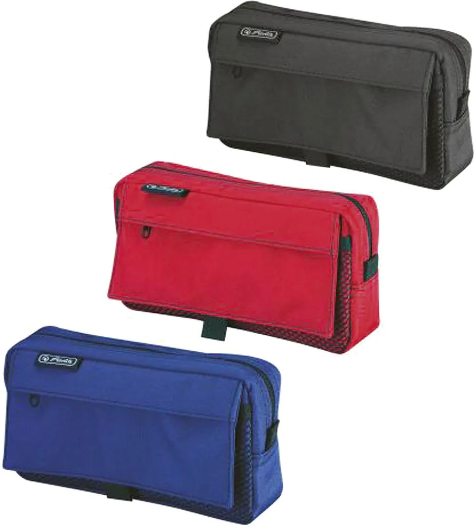 Pochette à Crayons Herlitz en Polyester avec Maille de Rangement Filet