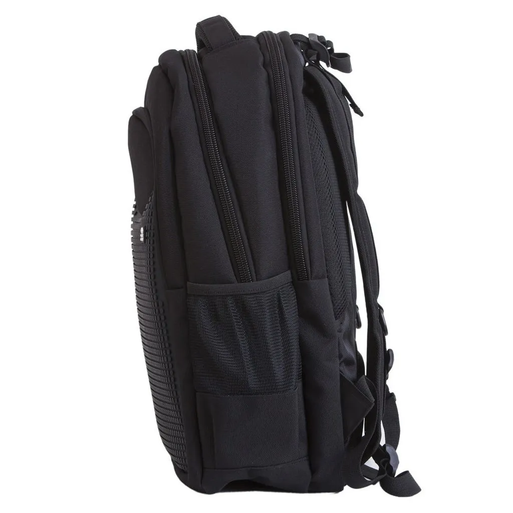 Sac à dos noir PIXIE CREW avec panneau créatif et compartiment laptop