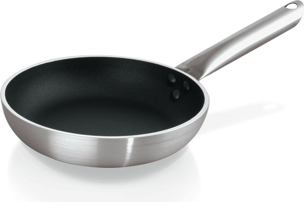 Pfanne mit Antihaftbeschichtung, Ø 24 cm, Aluminium, Edelstahl