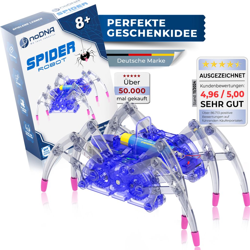 Spider Robot Spinnen Roboter zum selbst zusammenbauen – Produktbild 