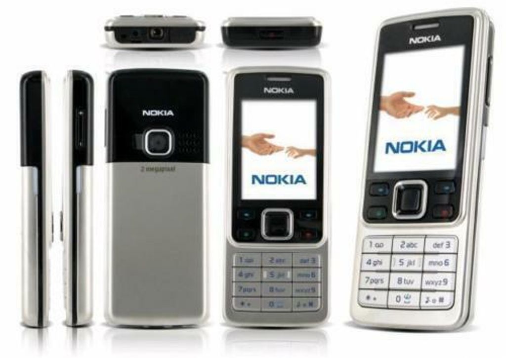Nokia 6300 Handy (ohne Simlock) silber -  gut Produktbild 