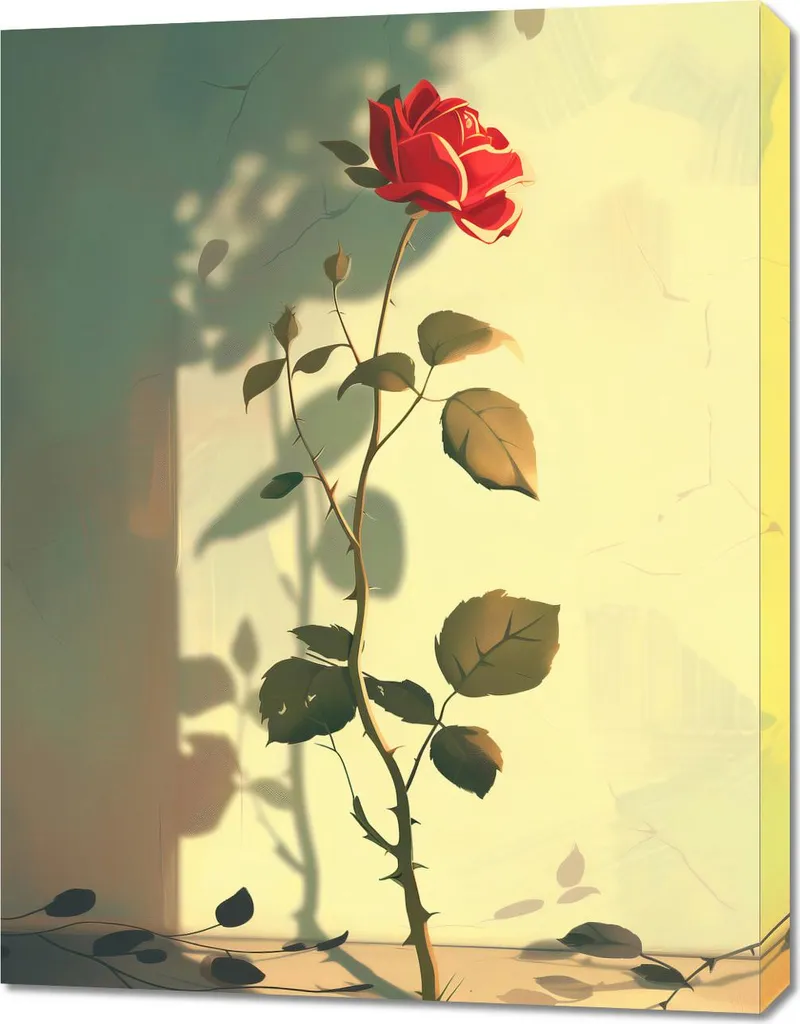 Tableau Image 70 x 90 cm Tendresse - Décoration Murale Premium pour Salon
