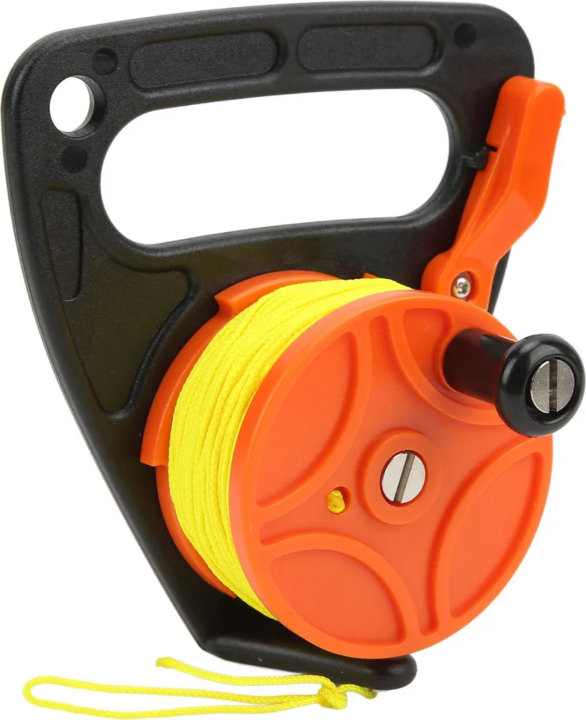 Dévidoir de plongée sous-marine 46m avec fil orange haute visibilité