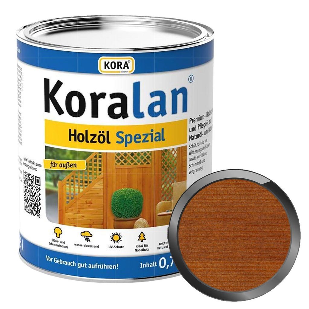 KORA Koralan Holzöl-Spezial 0.75 Liter Bangkirai