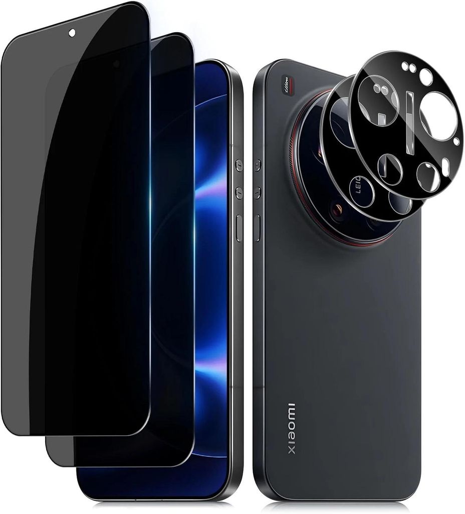 2X Schutzglas ( Display + Kamera ) für Xiaomi 17 Ultra Full Produktbild 
