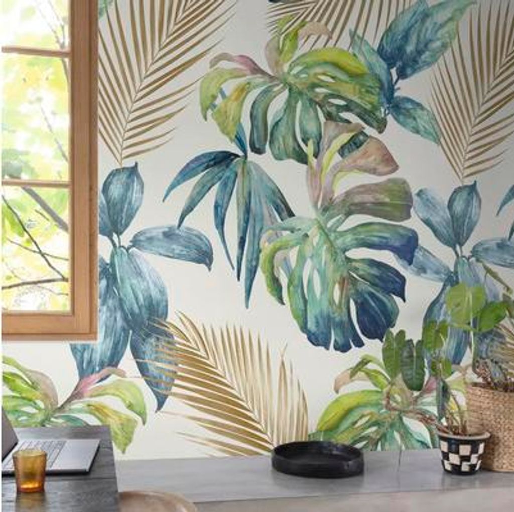 Fototapete Digitaldruck Vlies A54501 Wild Palms 3-tlg. 280 x 159 cm