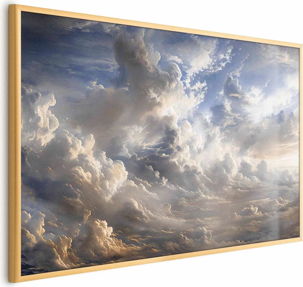 Posterpapier Poster - Golden Reflections on Clouds Announcing Dusk 42x29.7 cm Muster b-H-10056-ao-a