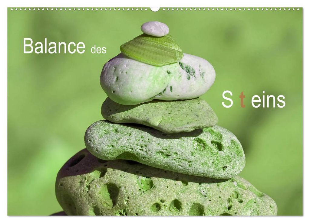 Balance des Steins (Wandkalender 2027 DIN A2 quer), CALVENDO Monatskalender
