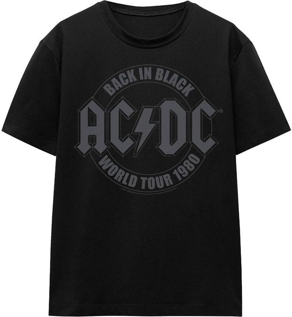 AC/DC - "Tour" T-Shirt für Herren/Damen Uni TV15456 (L) (Schwarz)