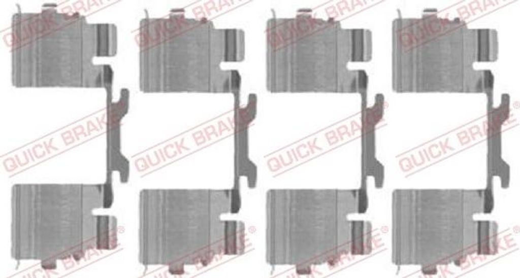 Zubehörsatz, Scheibenbremsbelag QUICK BRAKE 109-1725 Produktbild 
