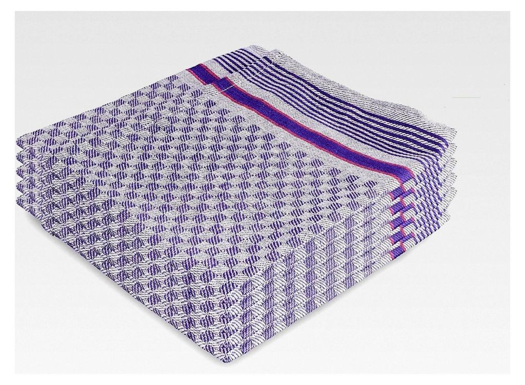 Semy Geschirrtücher 100 % Baumwolle - Grubentücher - Trockentücher | 5er Set | 50 x 90 cm, Reinigungs- und Putztücher, pflegeleicht und waschba...