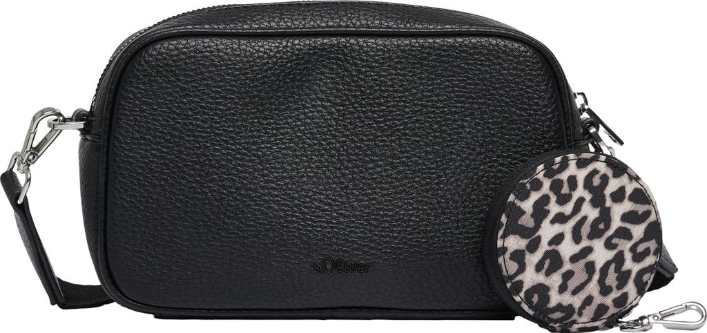 s.Oliver Umhängetasche Crossbody Bag Grey / Black schwarz Produktbild 