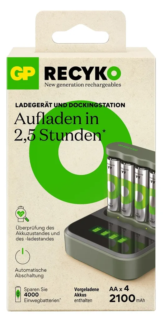 Chargeur USB GP B441U Intelligent 4 Ports avec Détection de Fin de Charge