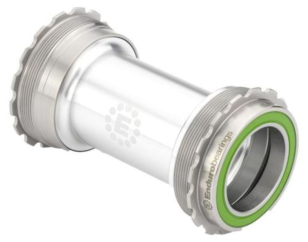 Enduro-Lager T47, asymmetrisches Tretlager bis 30 mm – Maxhit integriert – 440c – Silber