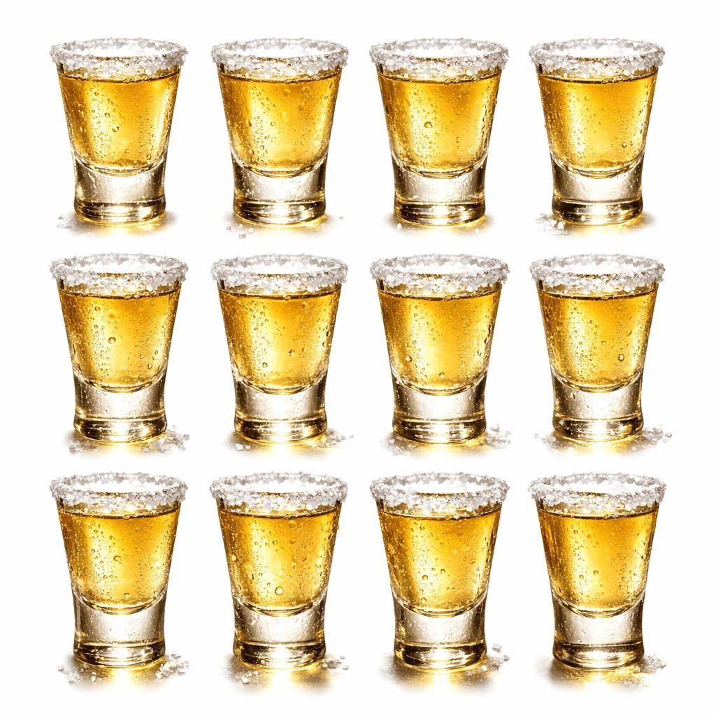 Schnapsgläser 12er Set Hochwertige Pinnchen Shots Gläser Produktbild 