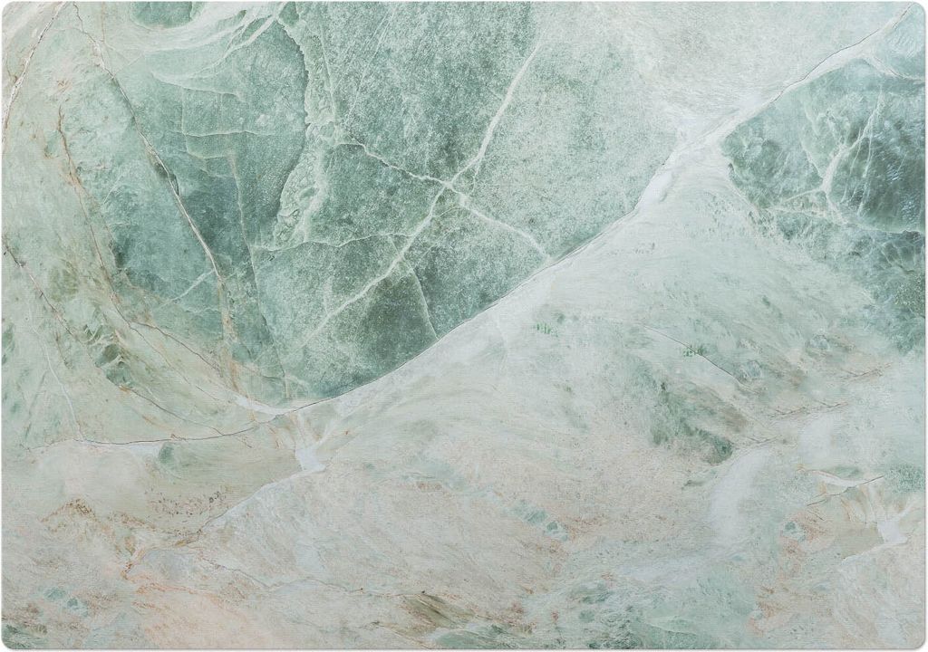 Marmor-Naturmuster – Bodenschutzmatte – Rutschfest – Schutzmatte für Büro – Vinylmatte – Stuhlunterlage –100 x 70 cm