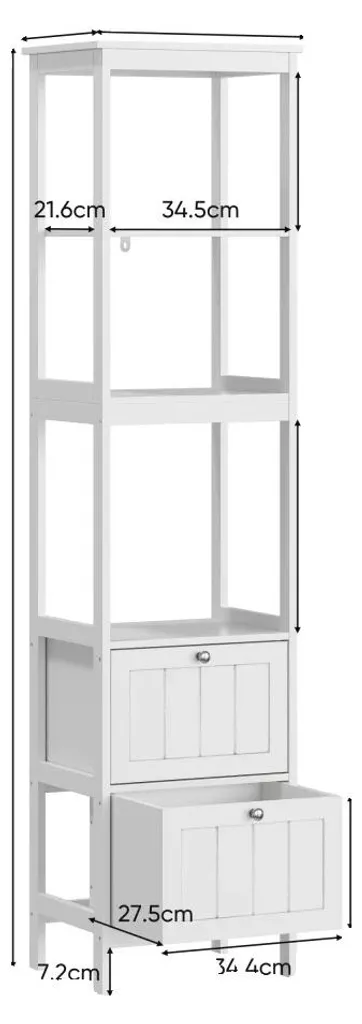 Penderie étroite modèle CQY B design gain de place pour petit espace