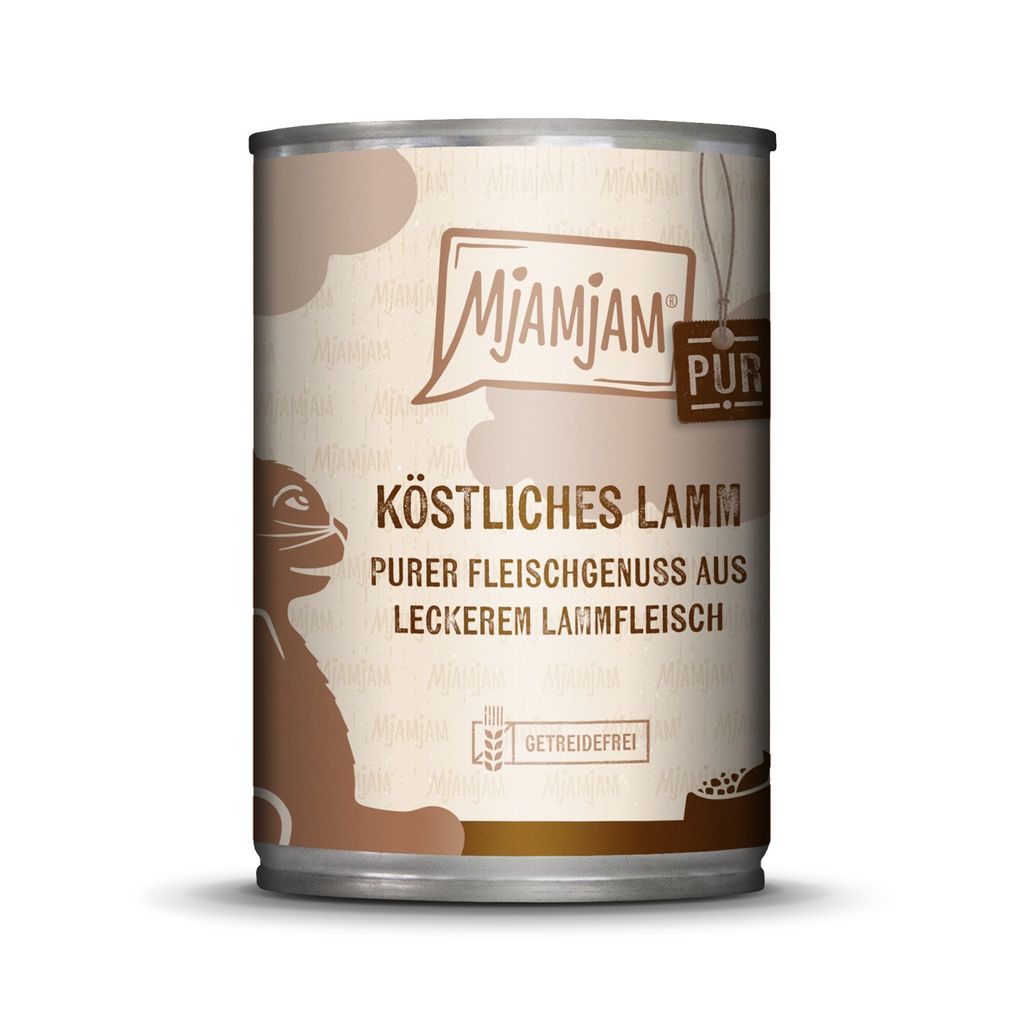 Mjamjam purer Fleischgenuss köstliches Lamm pur 400gx6 Produktbild 