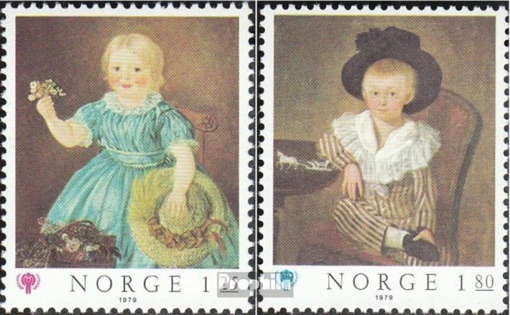 Briefmarken Norwegen 1979 Mi 793-794 (kompl.Ausg.) postfrisch Jahr des Kindes