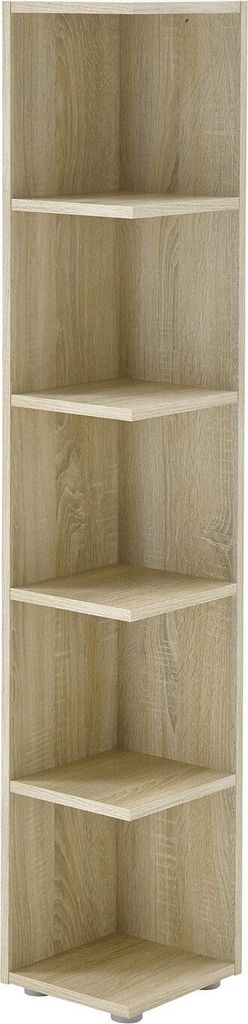 Eckregal - Eiche Sonoma Nachbildung - 24 x 142 cm - mit 5 Produktbild 