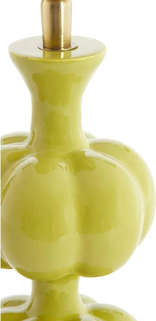 Lampe E27 Caldas jaune métal, luminaire industriel Light & Living - 3