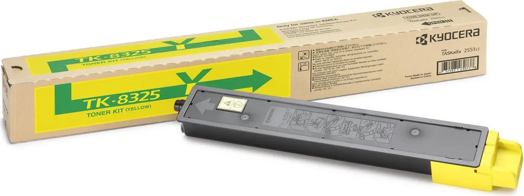 Kyocera TK-8325Y Jaune Toner Laser de Longue Durée 12 000 Pages