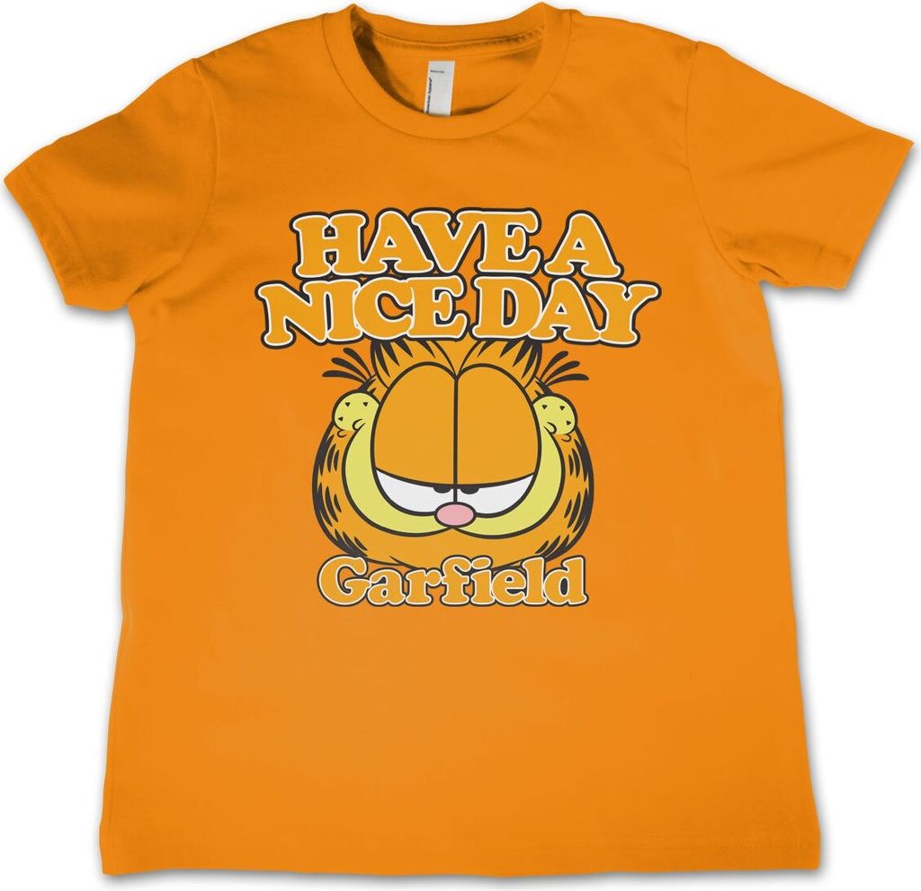 Garfield - Have A Nice Day Kids T-Shirt - 8Years-M - Orange Produktbild 