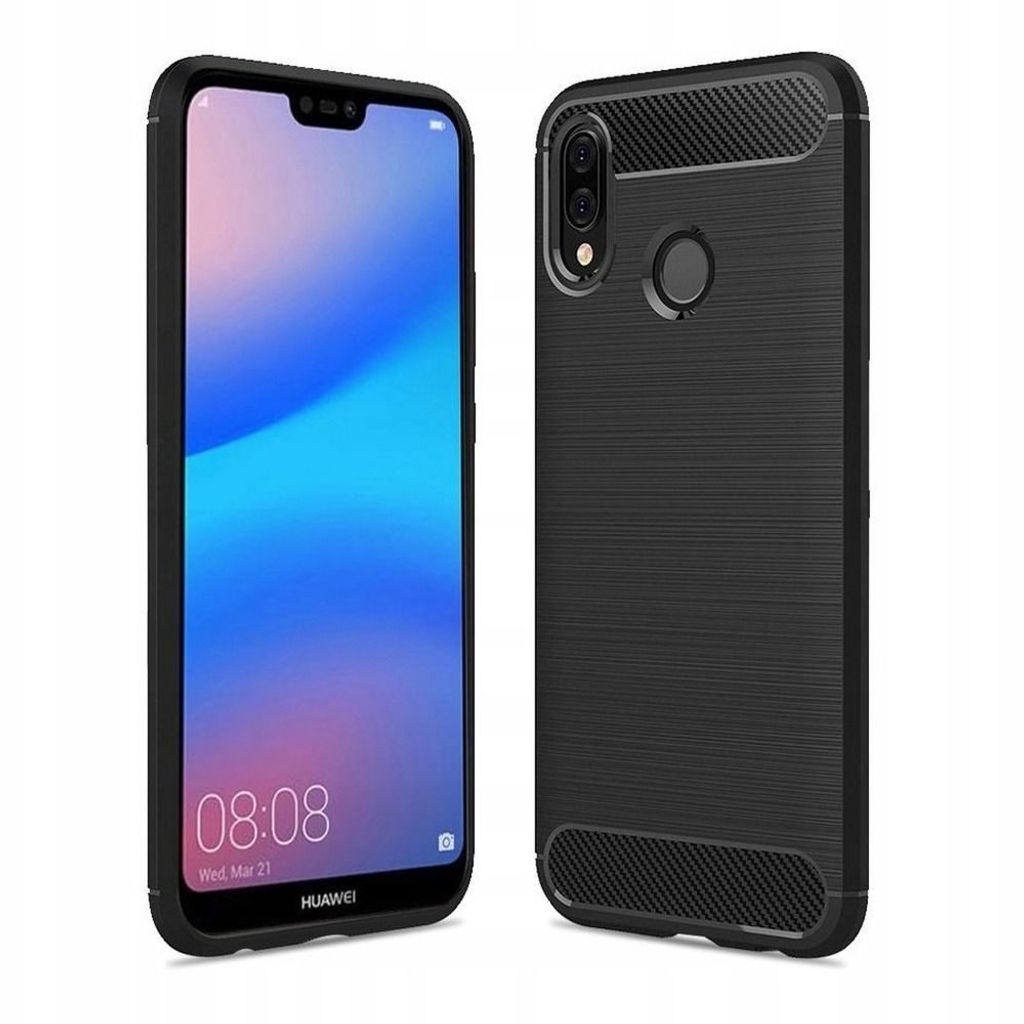 CARBON passend für HUAWEI P20 LITE schwarz