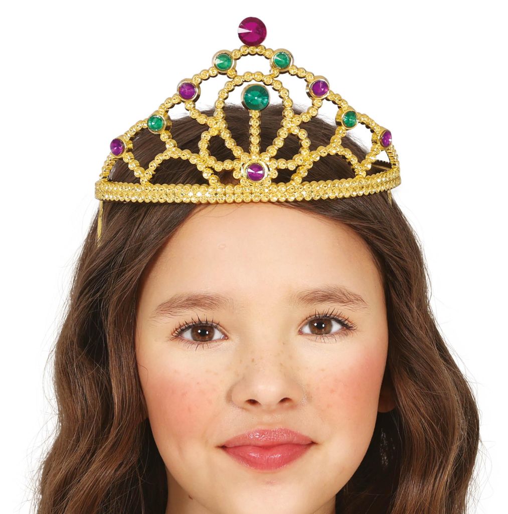 Prinsessen-tiara, carnavalskroon, sprookjeskoningin, Productafbeelding 