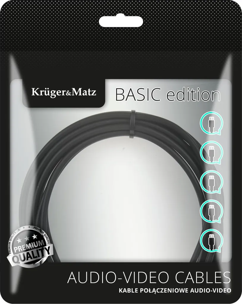 Cavo Toslink 3m Kruger&Matz Basic | Miglior Audio Ottico SPDIF TV Console