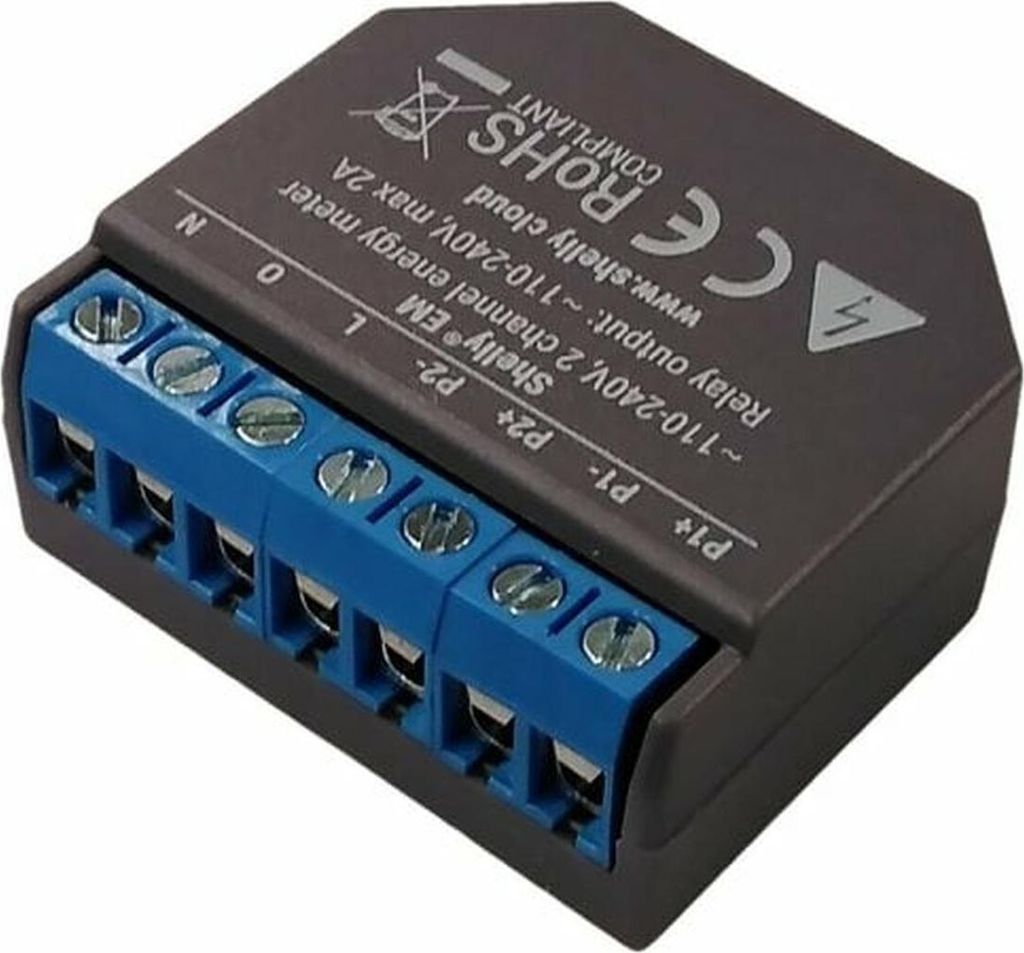 Wi-Fi-Schaltmodul Shelly SHELLY EM + 50A CLAMP