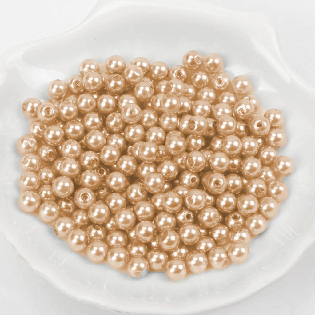 Wachsperlen ca. 600 Stück, 4mm, Rosegold Obrázek produktu 