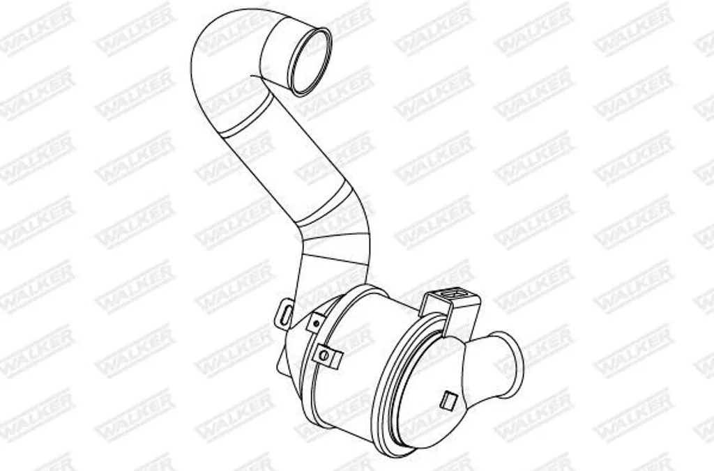 Remplacement Pré-catalyseur 1731RF pour Citroën C8 et Peugeot 807 EB