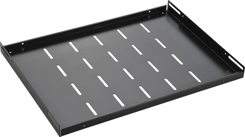 Plateau de rangement fixe 19'' profondeur 550 mm pour armoire réseau informatique