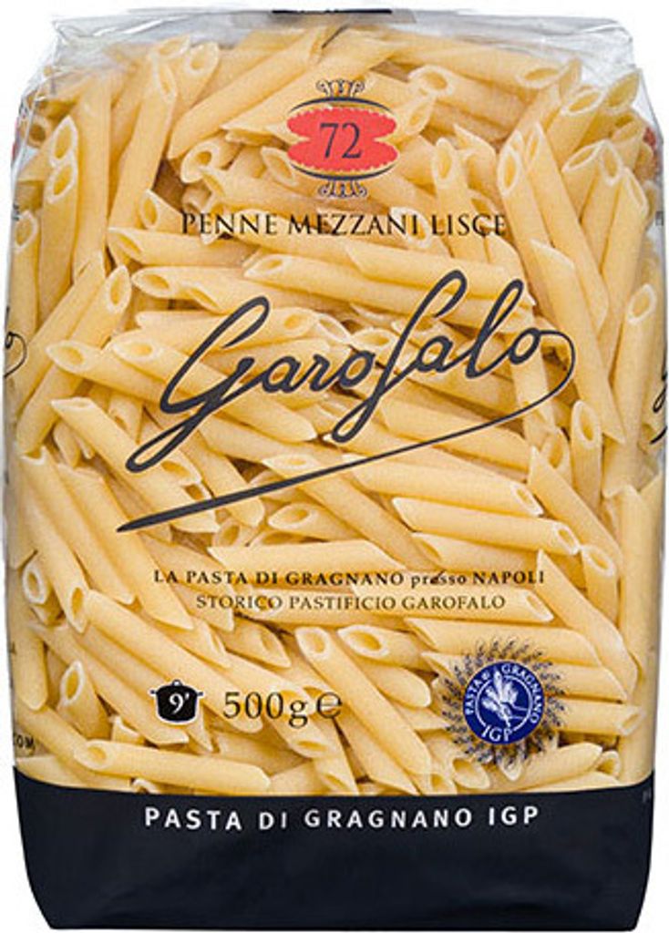 16x Garofalo Pasta di Gragnano IGP Penne Mezzane Lisce N.72 500g