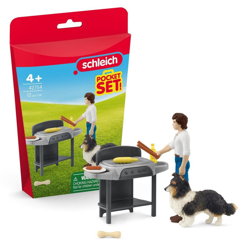 Figurka grill z Tomem i owczarkiem szetlandzkim Schleich Produktbild 