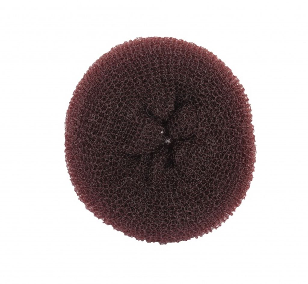 hairdonut 9 cm braun